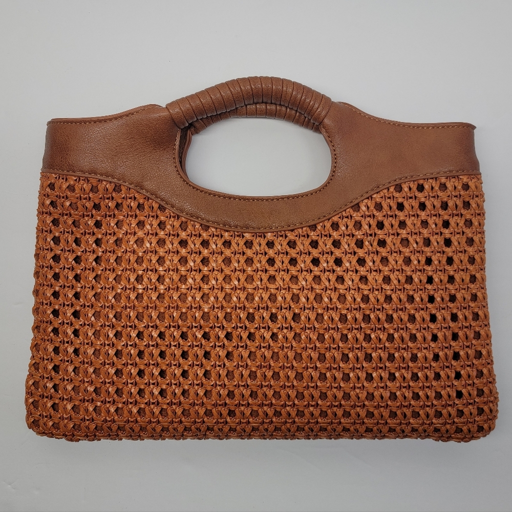 Anthropologie Morgan Woven Crossbody Handbag